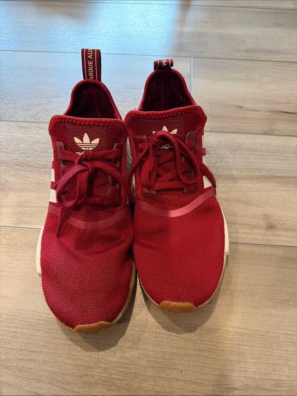 adidas Red Athletic NMD Sneakers. 9M